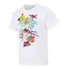 Nike Men's  Sports Running Casual Printing Round Neck Short Sleeve White T-shirt In White