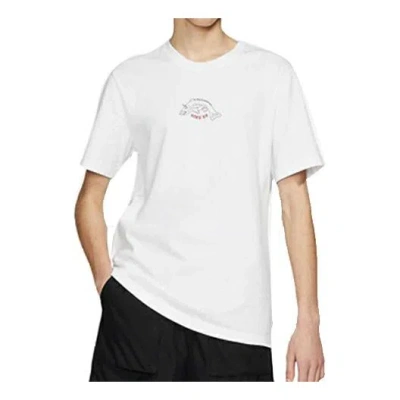 Nike Men's  Sports Short Sleeve Casual White T-shirt