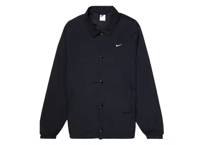 Pre-owned Nike Men's  Sportswear Authentic Coach Jacket In Black