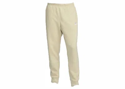 Pre-owned Nike Men's  Sportswear Club Fleece Jogger Pants In Rattan/white In Multi
