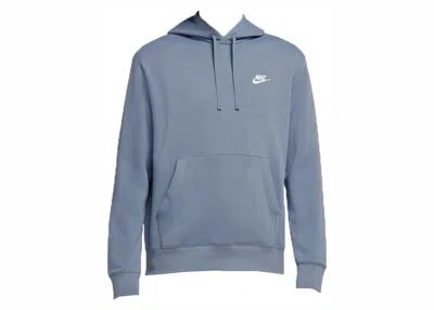 Pre-owned Nike Men's  Sportswear Club Fleece Pullover Hoodie In Ashen Slate/white In Multi