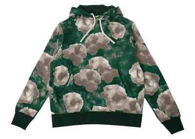 Pre-owned Nike Men's  Sportswear Club Floral Hoodie In Green