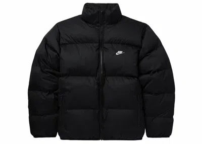 Pre-owned Nike Men's  Sportswear Club Puffer Jacket (asia Sizing) In Black/white