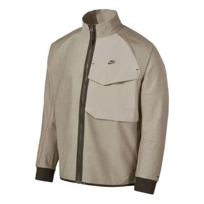 Nike Men's  Sportswear Dri-fit Tech Pack Moisture Conduction Quick Dry Casual Jacket Moon Lime In Multi