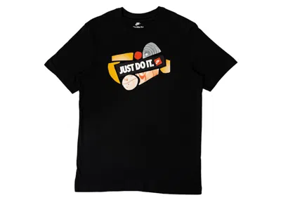Pre-owned Nike Men's  Sportswear Graphic T-shirt In Black