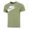 Nike Men's  Sportswear Minimalistic Alphabet Logo Athleisure Casual Sports Round Neck Short Sleeve Ol In Green