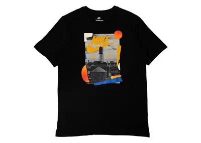 Pre-owned Nike Men's  Sportswear Rhythm Short Sleeve T-shirt In Black