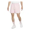 Nike Men's  Sportswear Sport Essentials Solid Color Lacing Straight Sports Pink Shorts