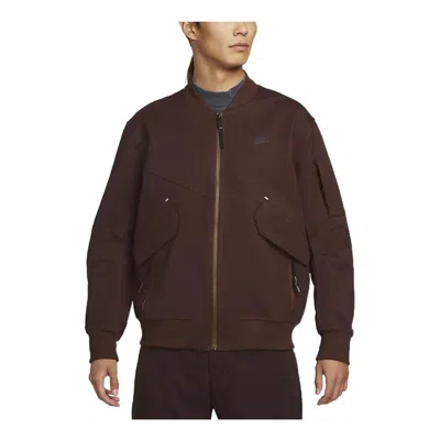 Nike Men's  Sportswear Storm-fit Tech Pack Unlined Loose Zipper Jacket In Brown