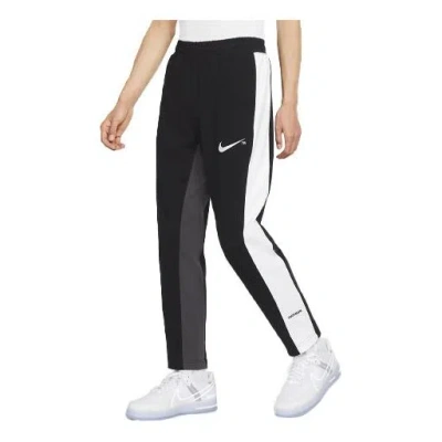 Nike Men's  Sportswear Swoosh Contrast Color Stitching Knit Sports Pants/trousers/joggers Black