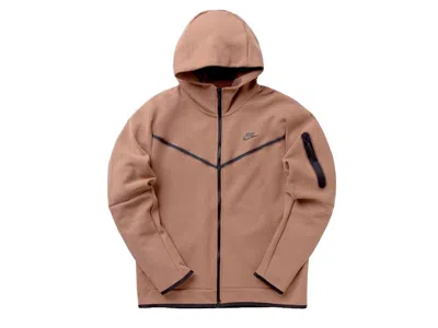 Pre-owned Nike Men's  Sportswear Tech Fleece Fullzip Hoodie In Archeo Brown/black In Multi