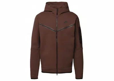 Pre-owned Nike Men's  Sportswear Tech Fleece Fullzip Hoodie In Baroque Brown