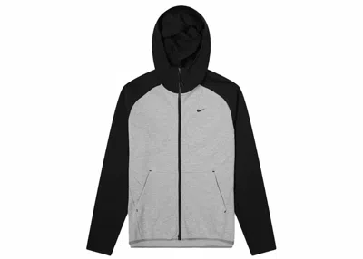 Pre-owned Nike Men's  Sportswear Tech Fleece Fullzip Hoodie In Dark Grey Heather/black