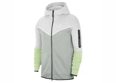 Pre-owned Nike Men's  Sportswear Tech Fleece Fullzip Hoodie In Light Silver Dusty Sage