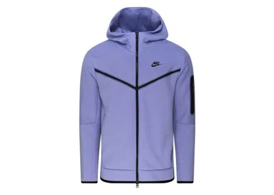 Pre-owned Nike Men's  Sportswear Tech Fleece Fullzip Hoodie In Light Thistle