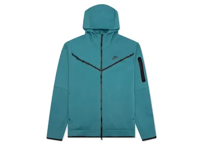 Pre-owned Nike Men's  Sportswear Tech Fleece Fullzip Hoodie In Mineral Teal