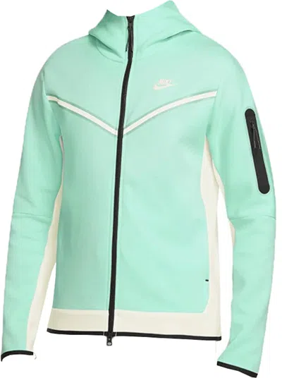 Pre-owned Nike Men's  Sportswear Tech Fleece Hoodie In Mint Foam/sail