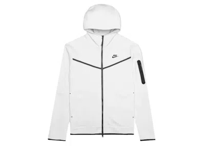 Pre-owned Nike Men's  Sportswear Tech Fleece Hoodie In White/black In Multi