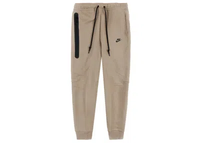 Pre-owned Nike Men's  Sportswear Tech Fleece Joggers (fw23) In Khaki/black
