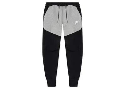 Pre-owned Nike Men's  Sportswear Tech Fleece Joggers In Black/dark Grey Heather/white