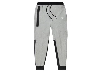 Pre-owned Nike Men's  Sportswear Tech Fleece Joggers In Dark Grey Heather/black/white