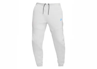 Pre-owned Nike Men's  Sportswear Tech Fleece Joggers In Iron Ore/baltic Blue In Multi