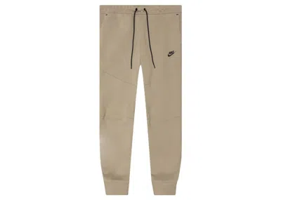 Pre-owned Nike Men's  Sportswear Tech Fleece Joggers In Khaki/black