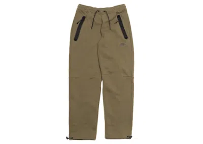 Pre-owned Nike Men's  Sportswear Tech Fleece Joggers In Medium Olive Green/black