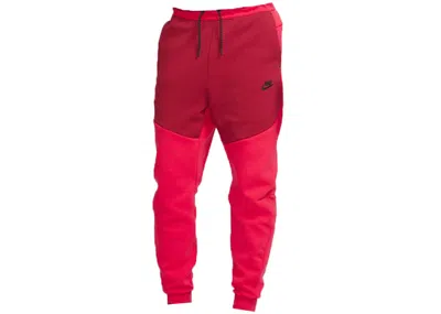 Pre-owned Nike Men's  Sportswear Tech Fleece Joggers In Very Berry/pomegranate/black