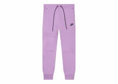 Pre-owned Nike Men's  Sportswear Tech Fleece Joggers In Violet Shock/black In Multi