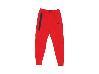 Pre-owned Nike Men's  Sportswear Tech Fleece Sweatpants In Red