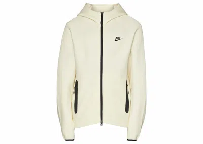 Pre-owned Nike Men's  Sportswear Tech Fleece Windrunner Fullzip Hoodie In Coconut Milk/black In Multi