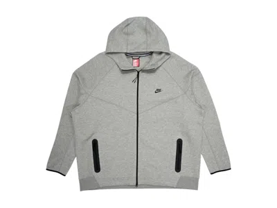Pre-owned Nike Men's  Sportswear Tech Fleece Windrunner Fullzip Hoodie In Dark Grey Heather/black In Multi