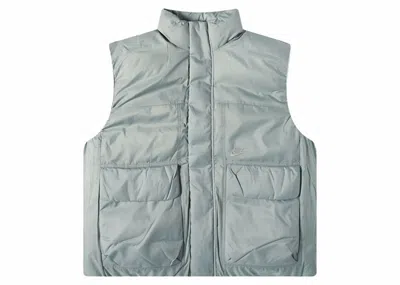 Pre-owned Nike Men's  Sportswear Tech Pack Thermafit Adv Vest In Mica Green