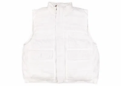 Pre-owned Nike Men's  Sportswear Tech Pack Thermafit Adv Vest In White