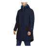Nike Men's  Sportswear Therma-fit White Space Back Large Logo Printing Colorblock Mid-length Hooded J