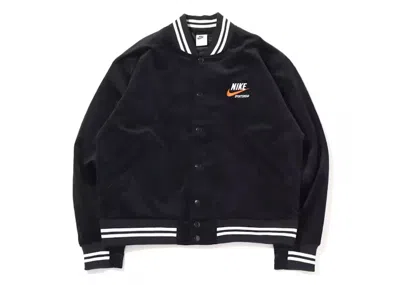 Pre-owned Nike Men's  Sportswear Trend Bomber Jacket (asia Sizing) In Black