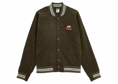 Pre-owned Nike Men's  Sportswear Trend Jacket In Olive Green