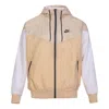 Nike Windbreaker Men Sportswear Woven Lined Windrunner Hooded Jacket White Onyx/sanddrift/white/medium As In Multi