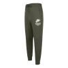 Nike Men's  Ss22 Logo Alphabet Printing Knit Bundle Feet Sports Pants/trousers/joggers Autumn Green