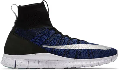 Pre-owned Nike Men's  Superfly Mercurial Sneakers In Black/racer Blue/metallic Silver