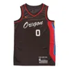 Nike Men's  Sw Fan Edition 20-21 City Limited Nba Portland Trail Blazers . Lillard No. 0 Basketball J In Brown