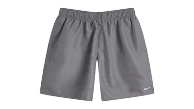 Pre-owned Nike Men's  Swim 7 Inch Volley Shorts In Iron Grey