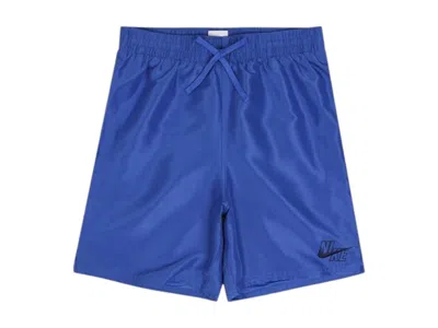 Pre-owned Nike Men's  Swim Essential Lap 7 Inch Volley Shorts In Royal Blue
