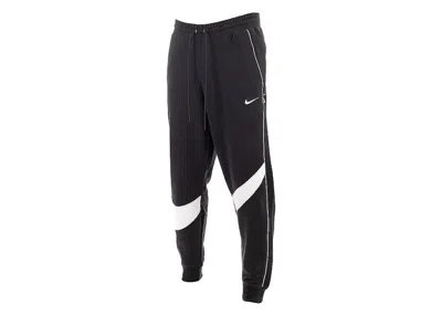 Pre-owned Nike Men's  Swoosh Fleece Sweatpants In Black