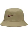 Nike Unisex Apex Swoosh Bucket Hat In Olive