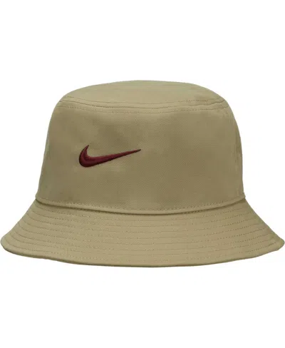 Nike Unisex Apex Swoosh Bucket Hat In Brown
