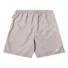 Nike Men's  Swoosh Logo Embroidered Solid Color Loose Shorts Brown In Neutral