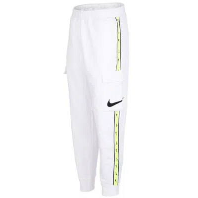 Pre-owned Nike Men's  Taped Legs Sweatpants In White