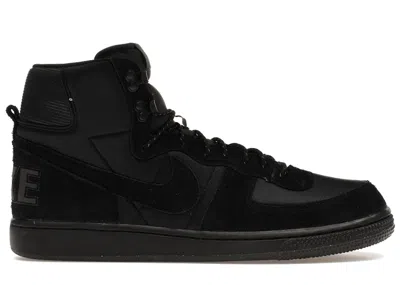 Pre-owned Nike Men's  Terminator High Hiking Boot Triple Sneakers In Black